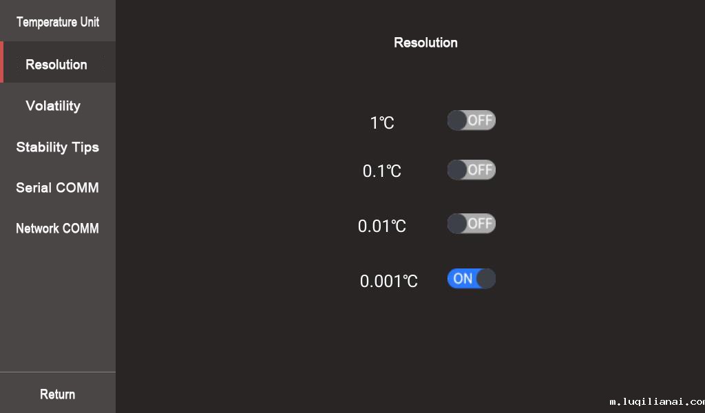 Precision Refrigeration Calibration Baths PC Operation Method