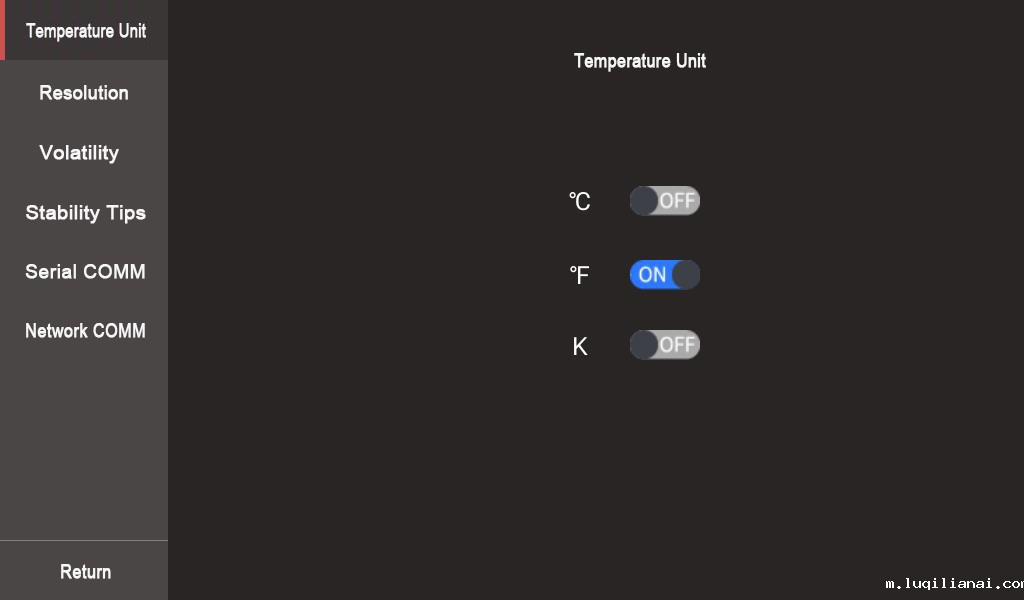 Precision Refrigeration Calibration Baths PC Operation Method