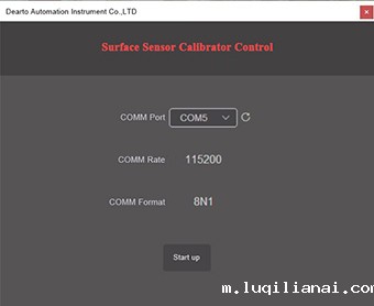 surface sensor calibrator control system