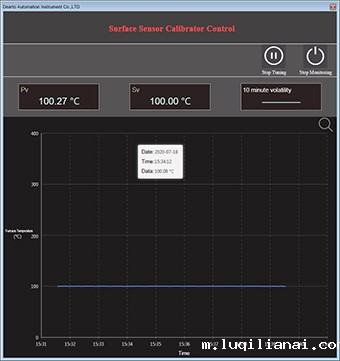 surface sensor calibrator control system