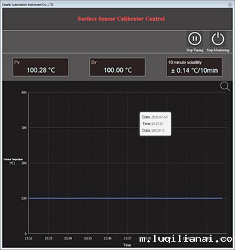 surface sensor calibrator control system